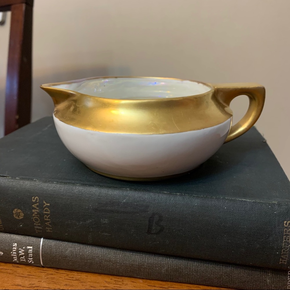 Limoges France antique creamer, planter, accent - Picture 2 of 9